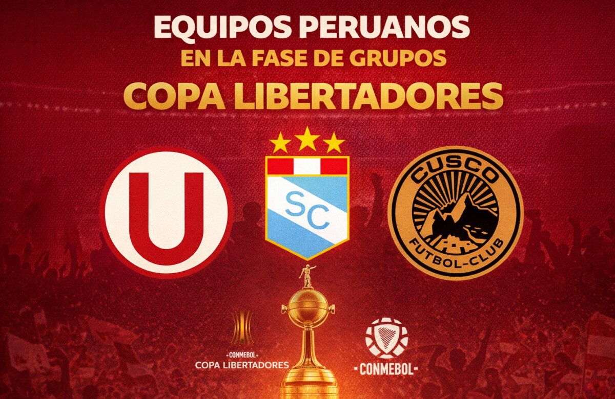 Los equipos peruanos y sus grupos en la Copa Libertadores 2026