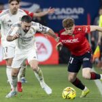 Real Madrid tropieza en El Sadar y cede terreno en La Liga